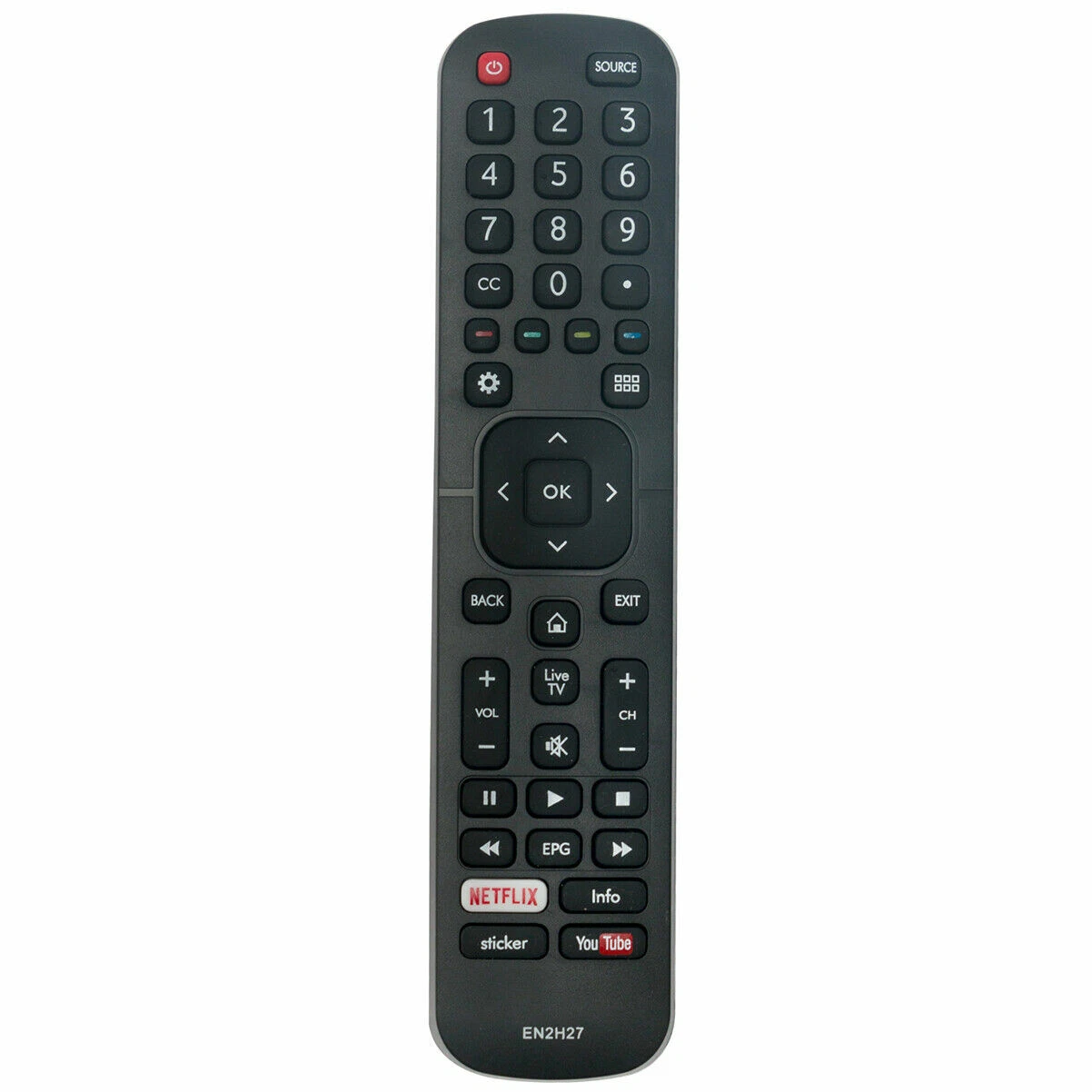 Hisense EN2H27 TV Remote Hisense EN2H27 TV Remote