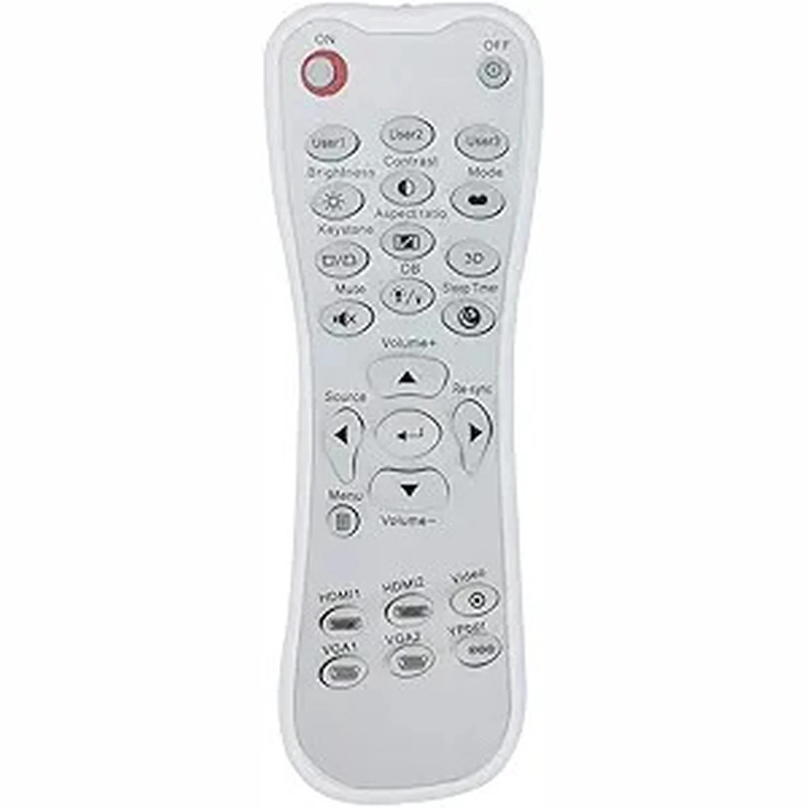 Universal-HD141X-Projector-Remote-1 Optoma HD141X Projector Remote - Image 1
