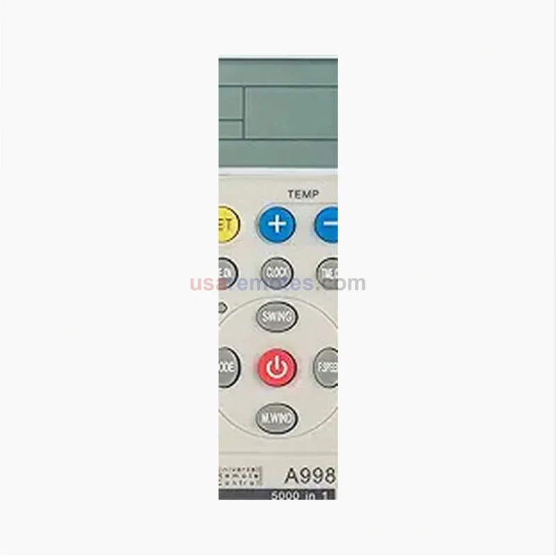 Universal A998-5000IN1 AC Remote