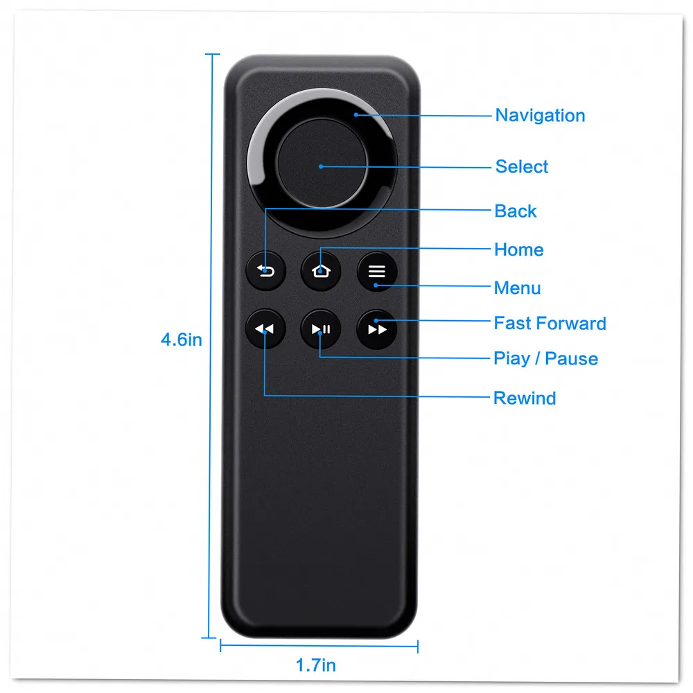 Amazon CV98LM DR49WK-B Remote Control - Image 2