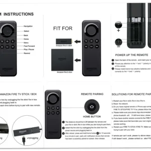 Amazon CV98LM LY73PR Remote Control