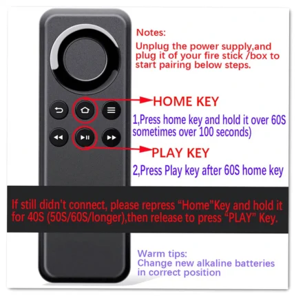 Amazon CV98LM PE59CV Remote Control