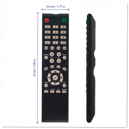 Element ELCFW406 Remote Control