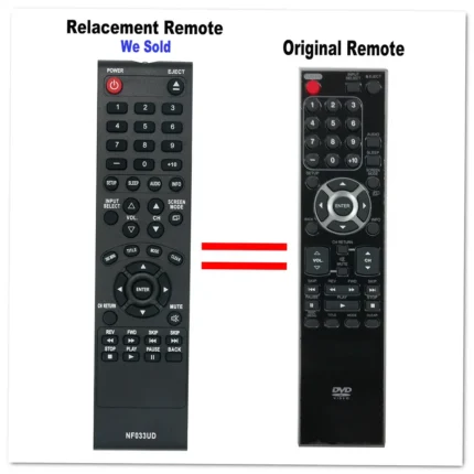 Emerson NF033UD Remote Control