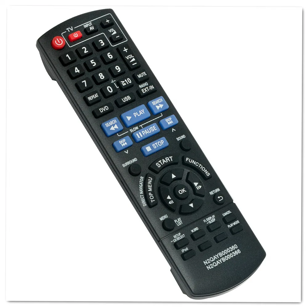 Panasonic N2QAYB000360 N2QAYB000366 Remote Control