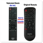 Sanyo NB694UH NB694 Remote Control