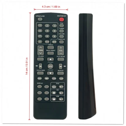 Sharp GA273AWSA Remote Control