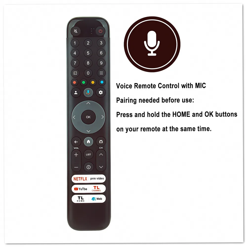 TCL RC833 GUB1 Remote Control