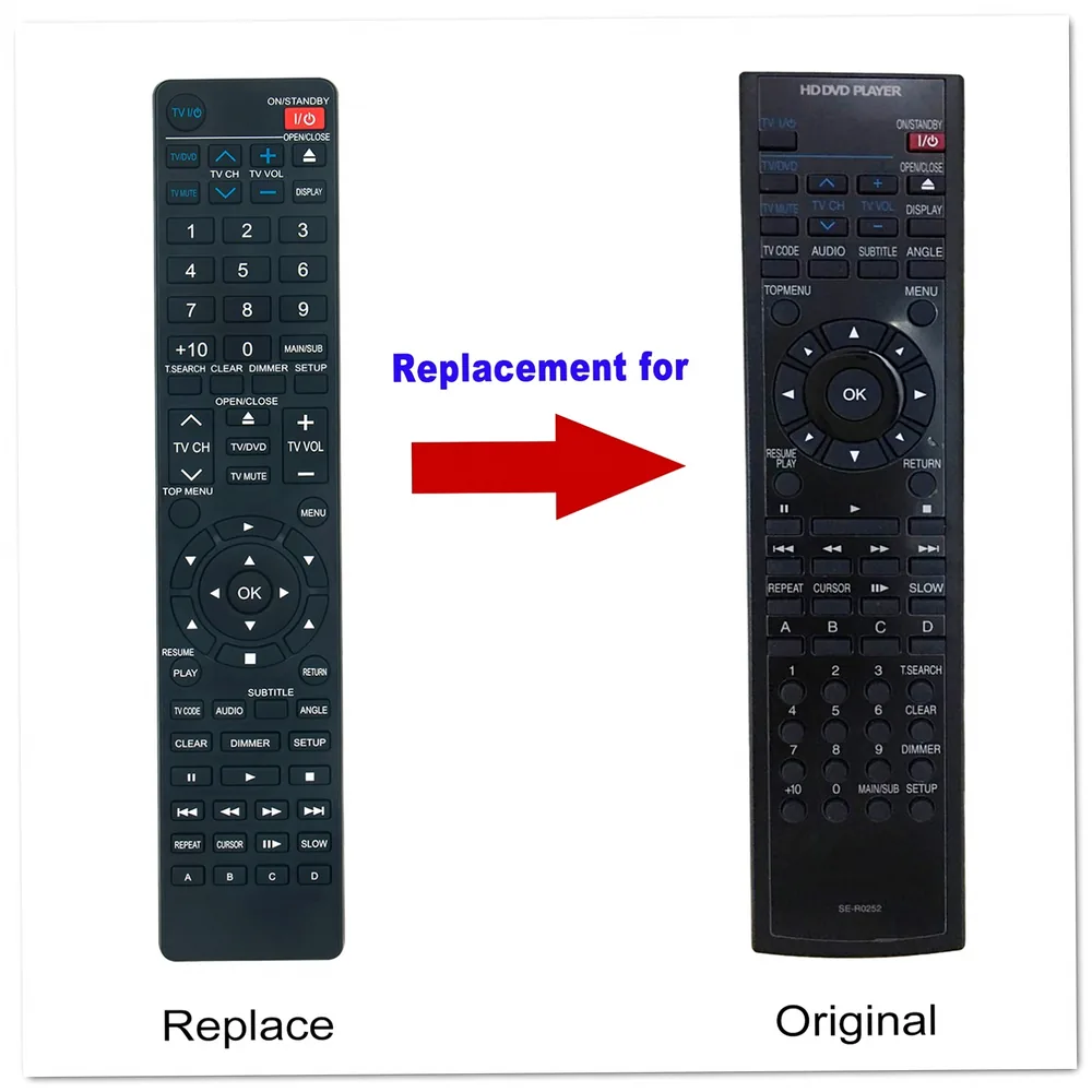Toshiba SE-R0252 Remote Control