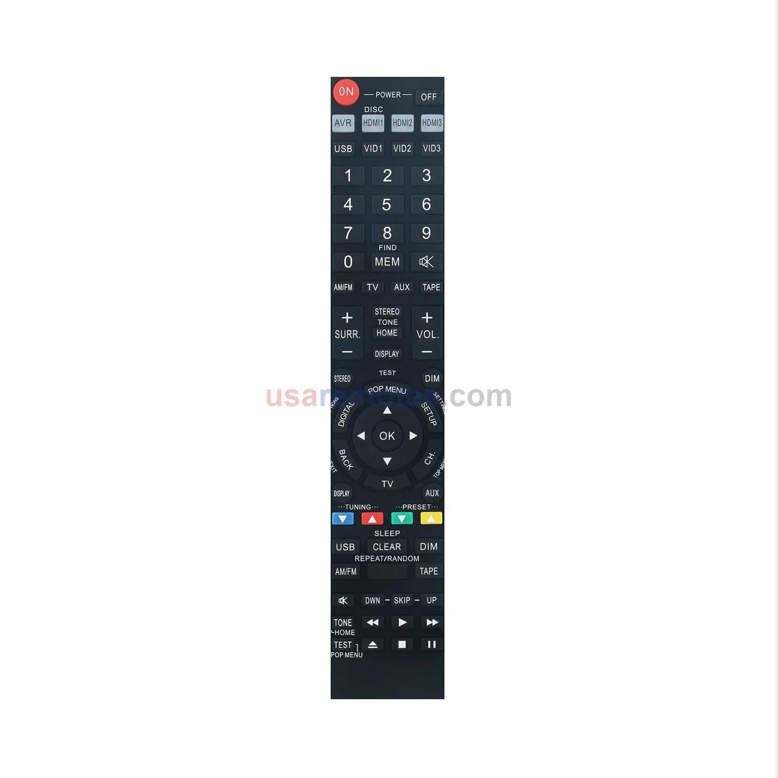 Harman Kardon AVR700 AV Receiver Remote Harman Kardon AVR700 AV Receiver Remote