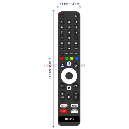 Universal 43N1 TV Remote