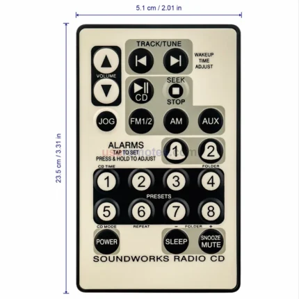 Universal CD740RC Remote Control
