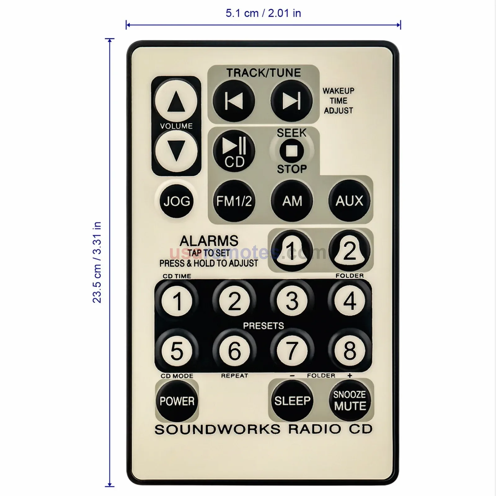 Universal CD740RC Remote Control Universal CD740RC Remote Control