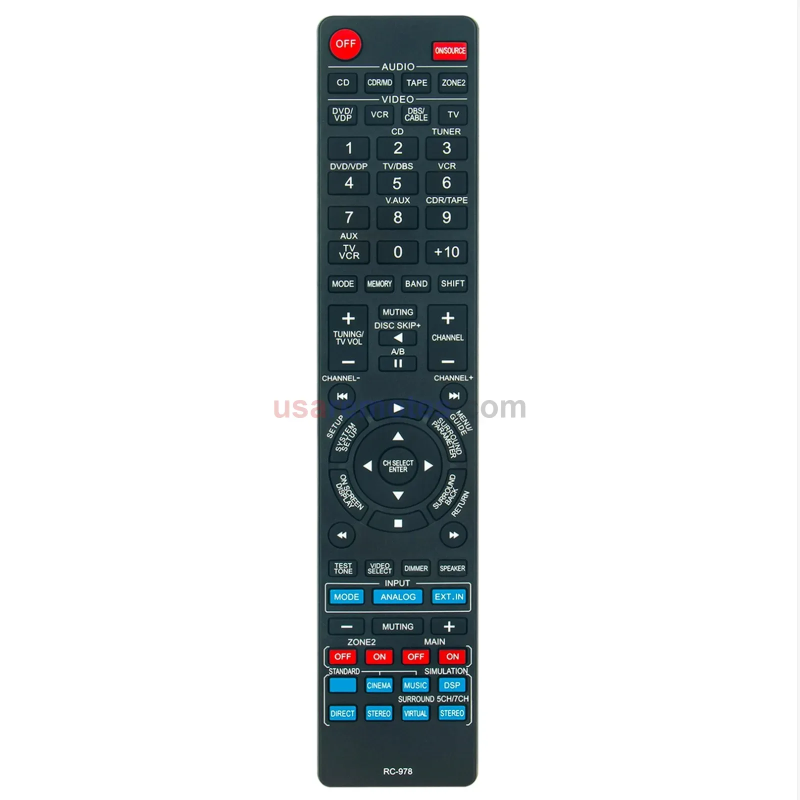 Denon RC-978 AV Receiver Remote