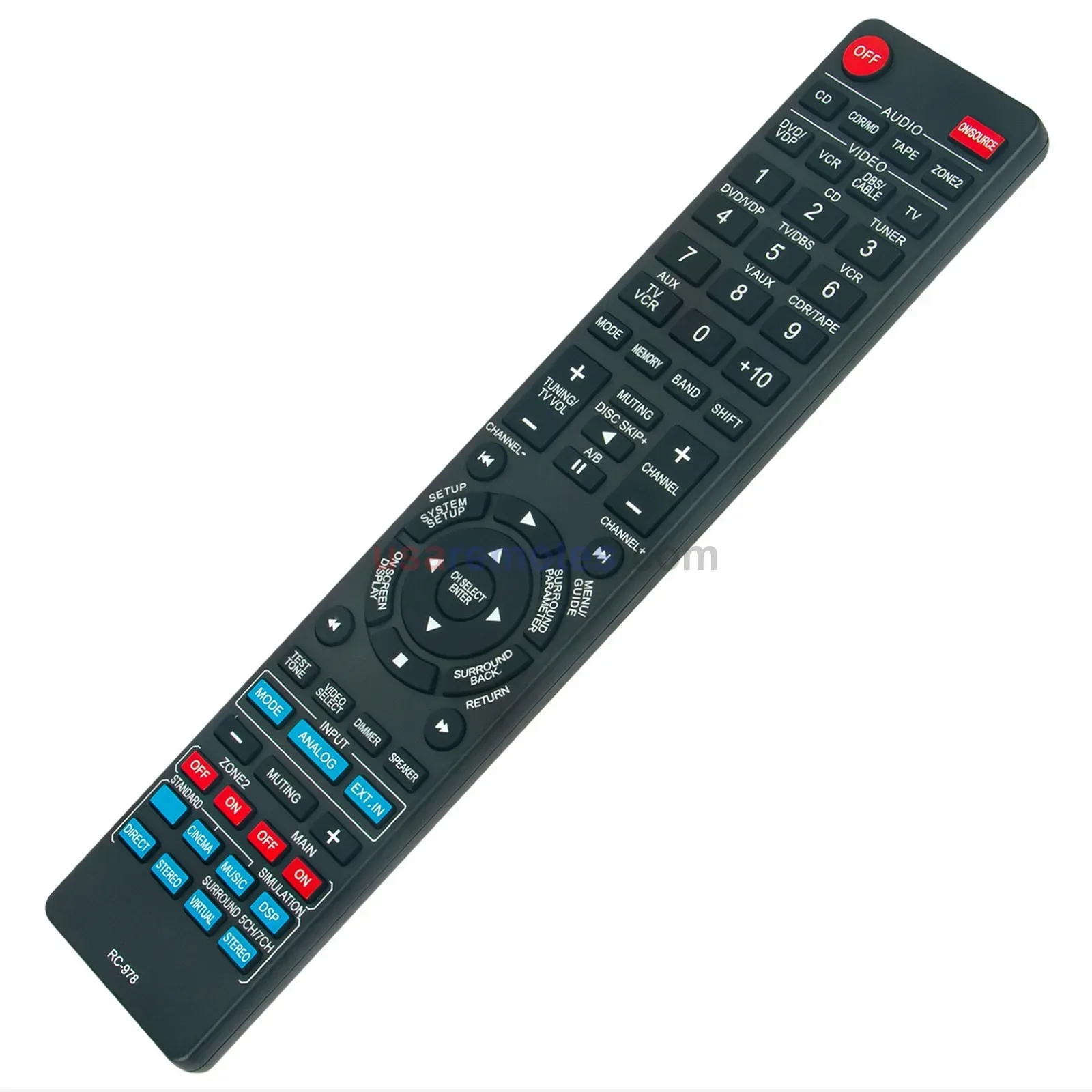 Denon RC-978 AV Receiver Remote - view 2