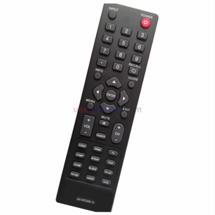 Dynex DX-RC02A-12 TV Remote