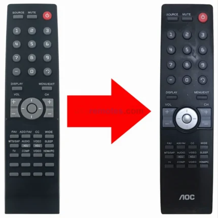 Emerson RC2443801 TV Remote - view 2