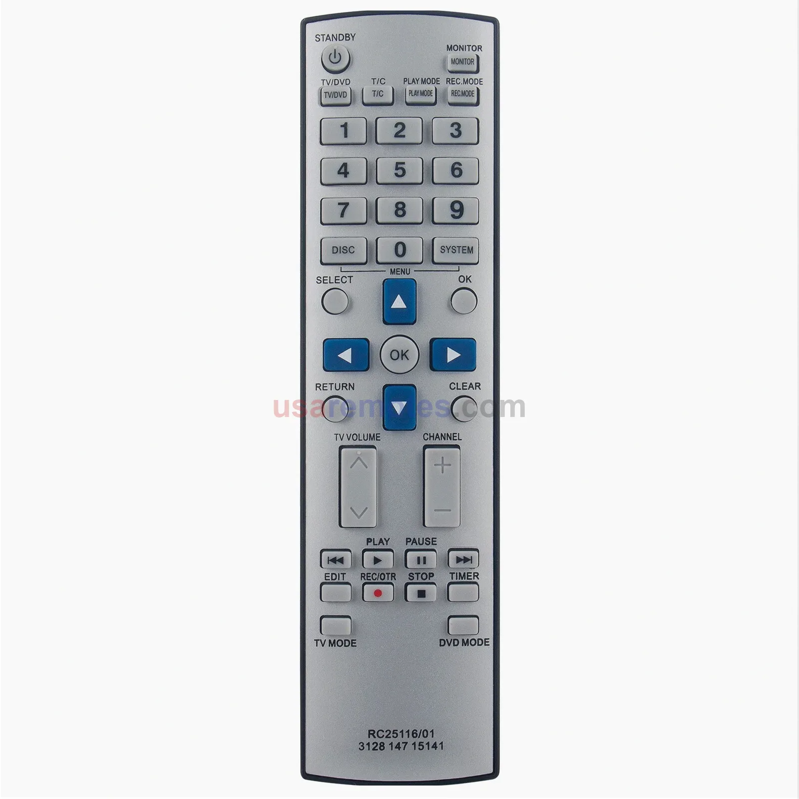 Emerson RC25116 DVD Remote