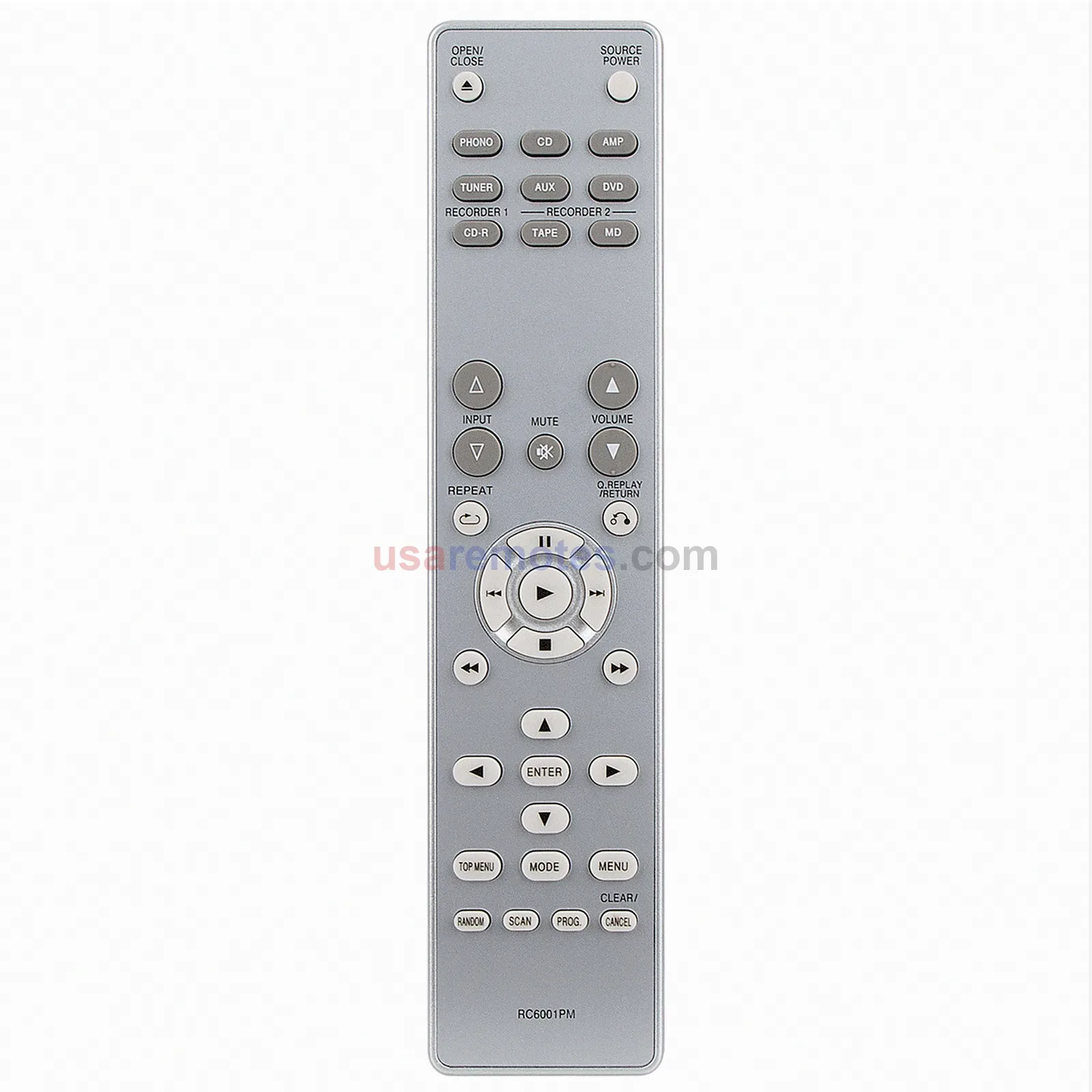 Emerson RC6001PM Remote Control Emerson RC6001PM Remote Control