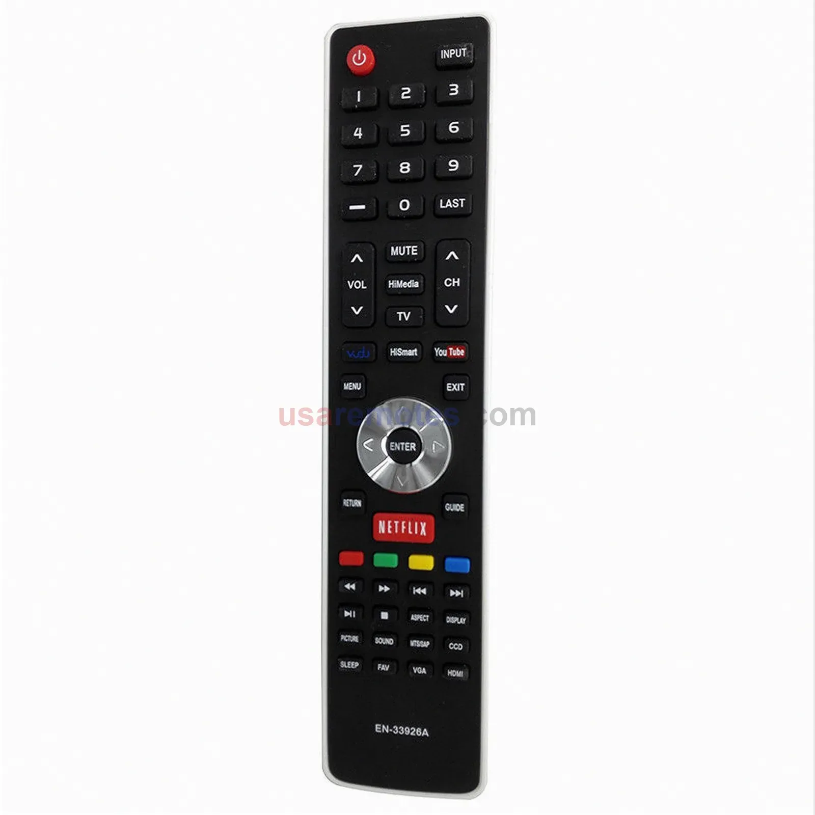 Hisense EN-33926A TV Remote Hisense EN-33926A TV Remote