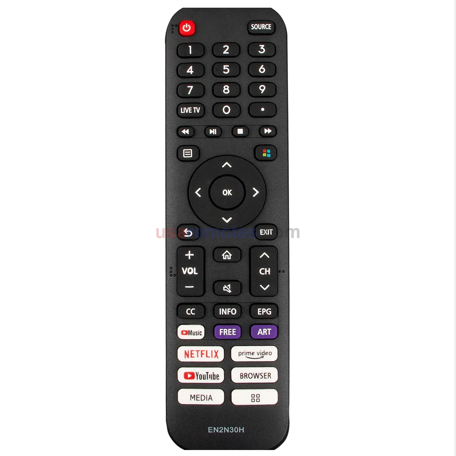 Hisense EN2N30H TV Remote Hisense EN2N30H TV Remote