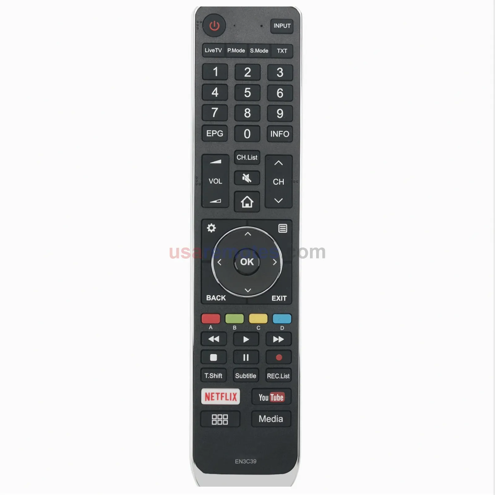 Hisense EN3C39 TV Remote Hisense EN3C39 TV Remote