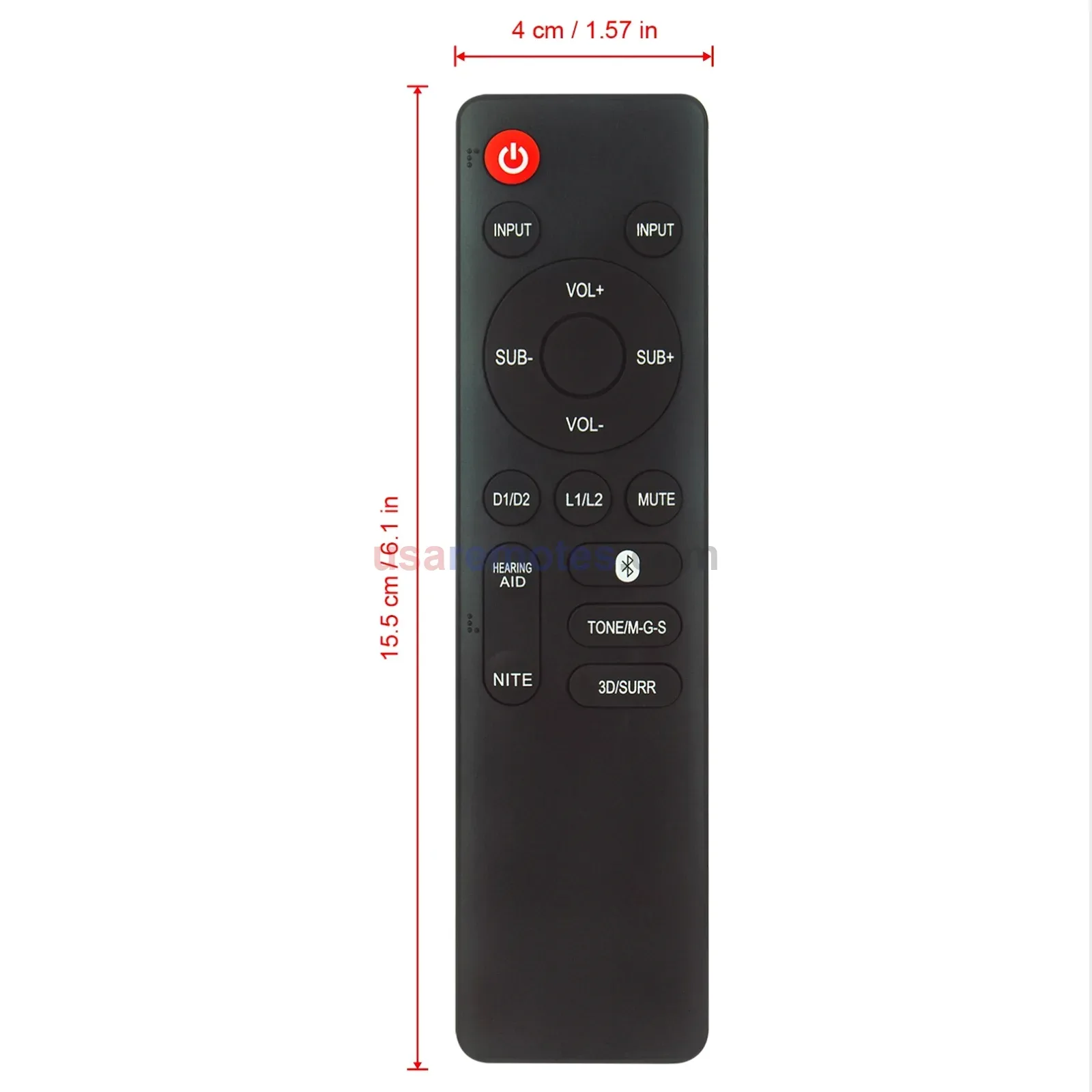 Hitachi X480445 Soundbar Remote Hitachi X480445 Soundbar Remote