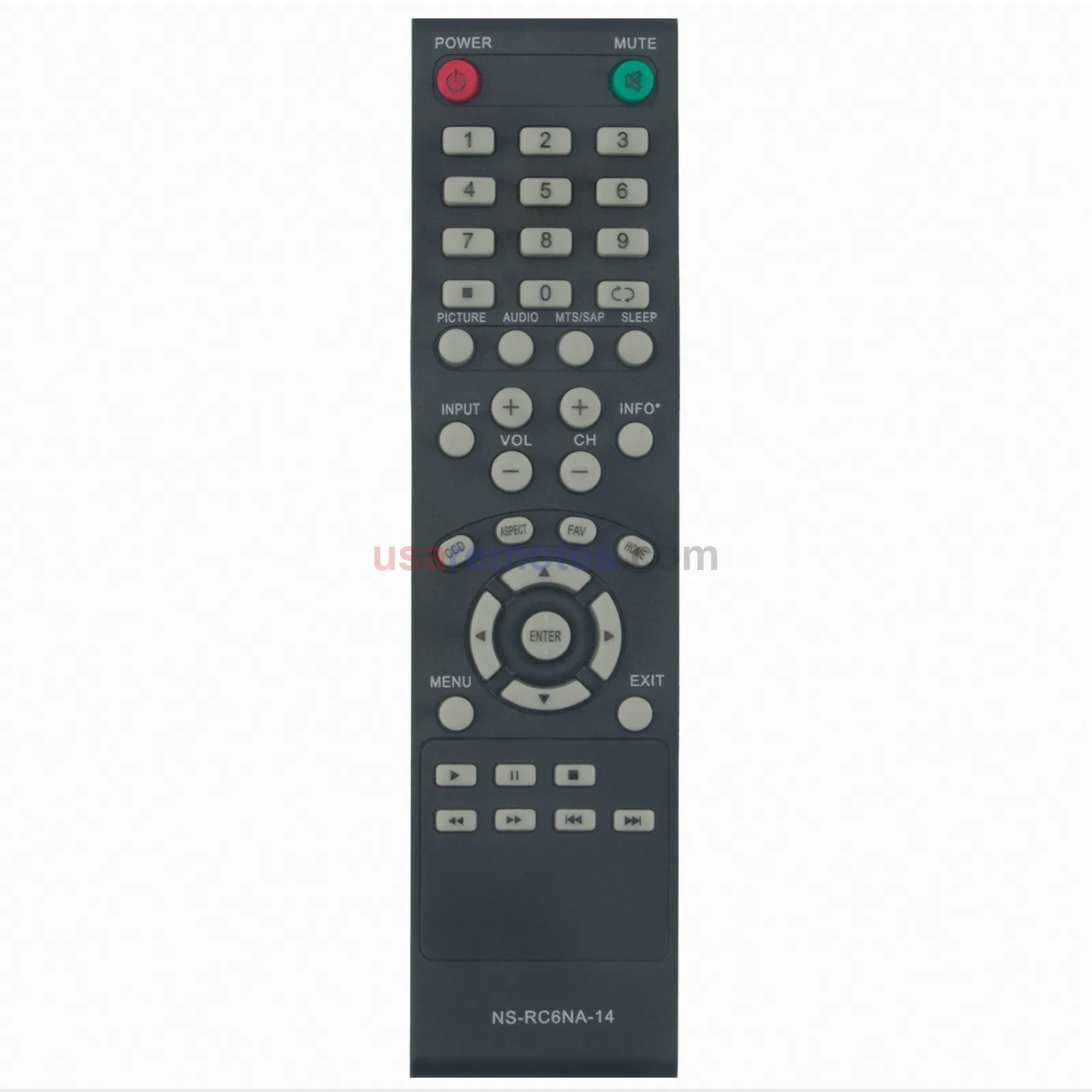 Insignia NS-RC6NA-14 TV Remote Insignia NS-RC6NA-14 TV Remote