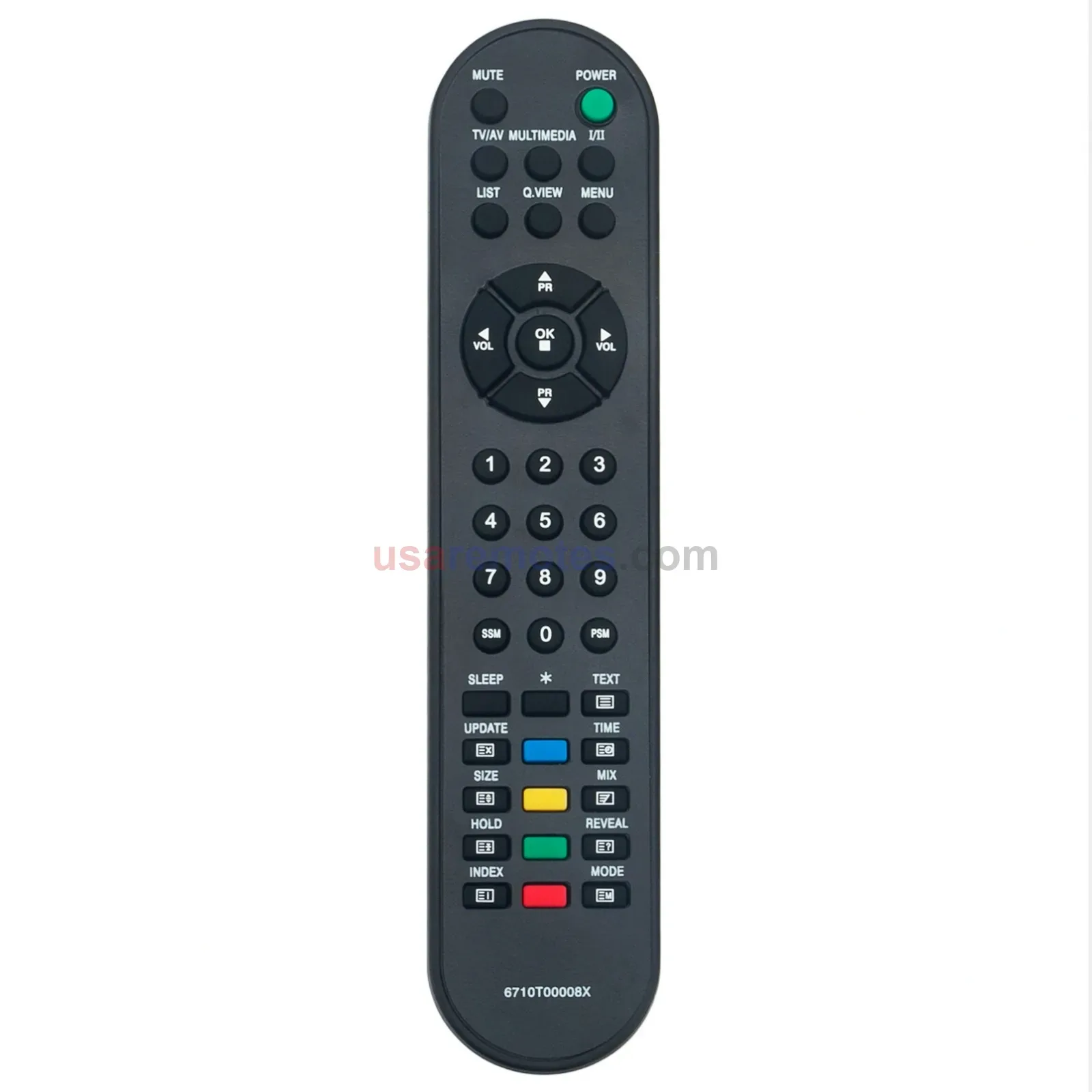 LG 6710T00008X TV Remote LG 6710T00008X TV Remote