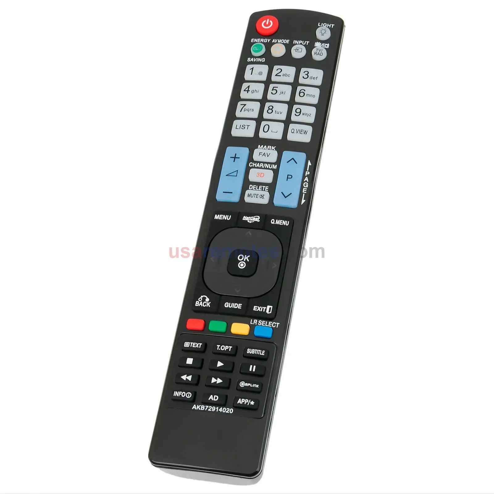 LG AKB72914020 TV Remote - view 3