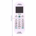 LG KT-E08 AC Remote - view 2