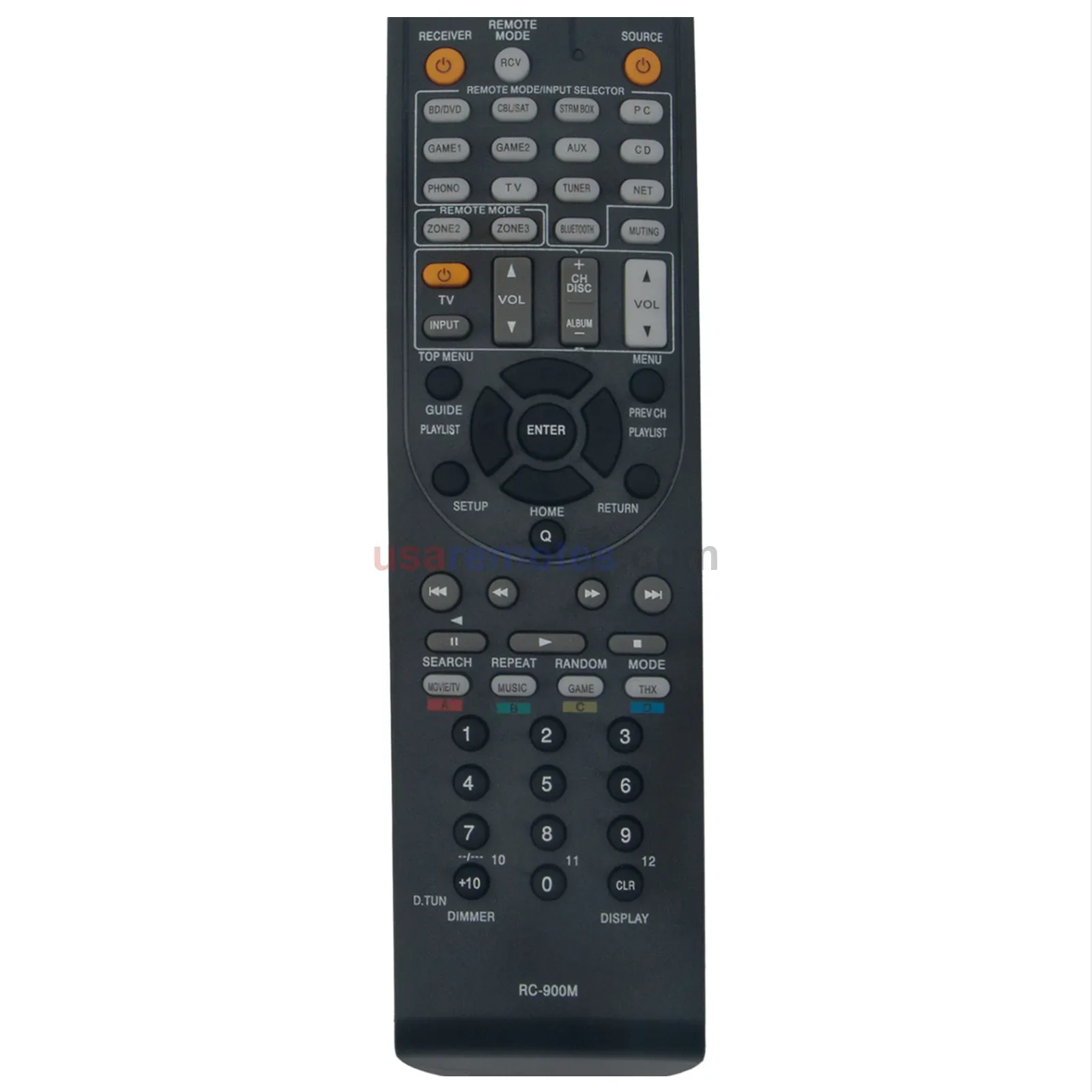 Onkyo RC-900M AV Receiver Remote - view 2