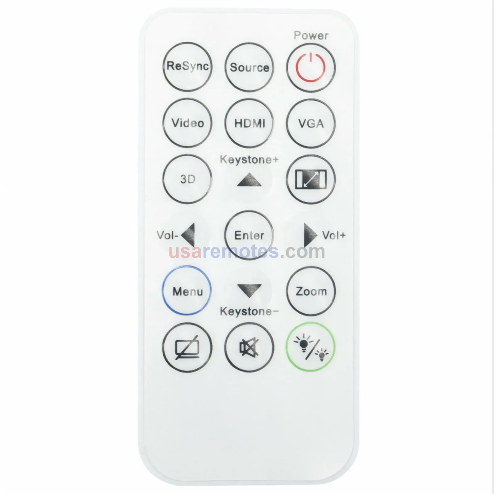 Optoma 8VH02GC01 Projector Remote Optoma 8VH02GC01 Projector Remote