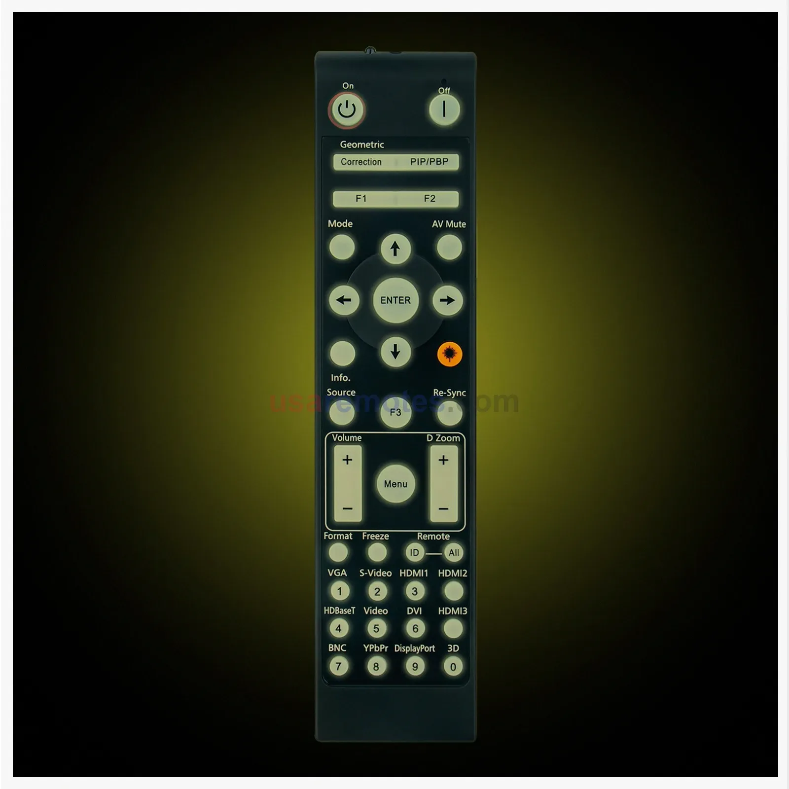 Optoma BR-3075W Remote Control Optoma BR-3075W Remote Control