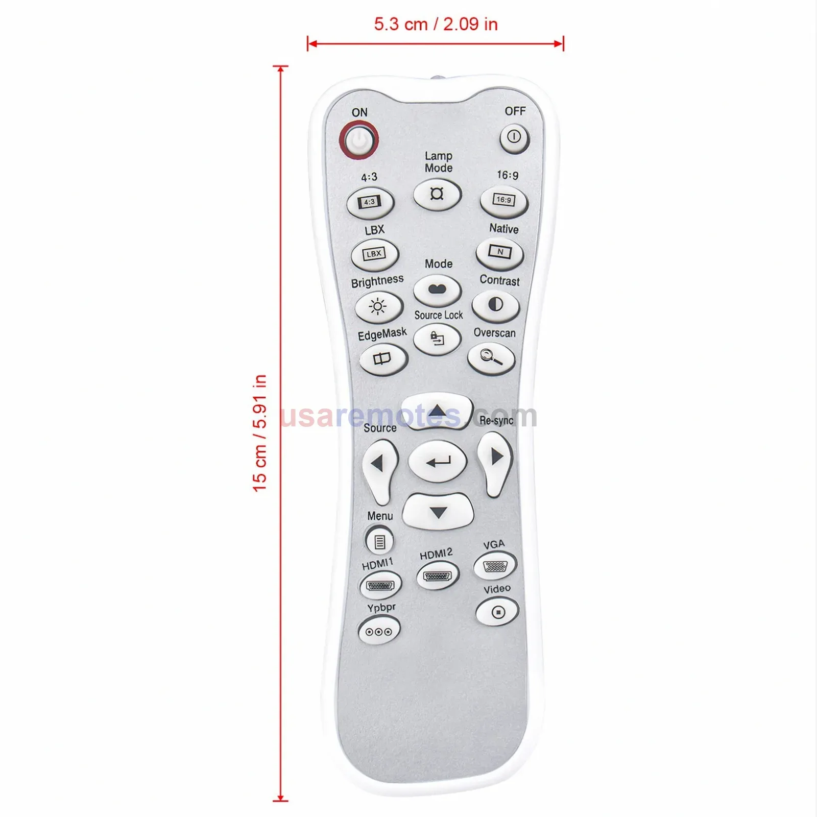 Optoma L-27-5KEY Remote Control
