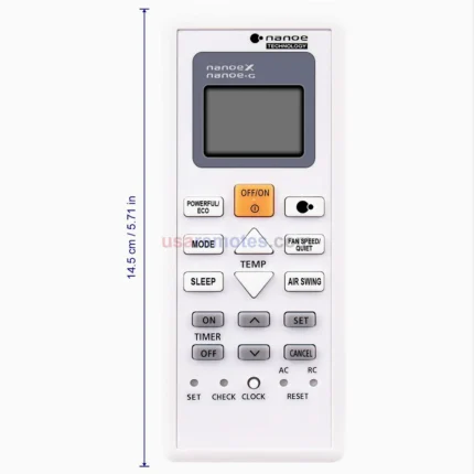 Panasonic A75C07360 AC Remote - view 2