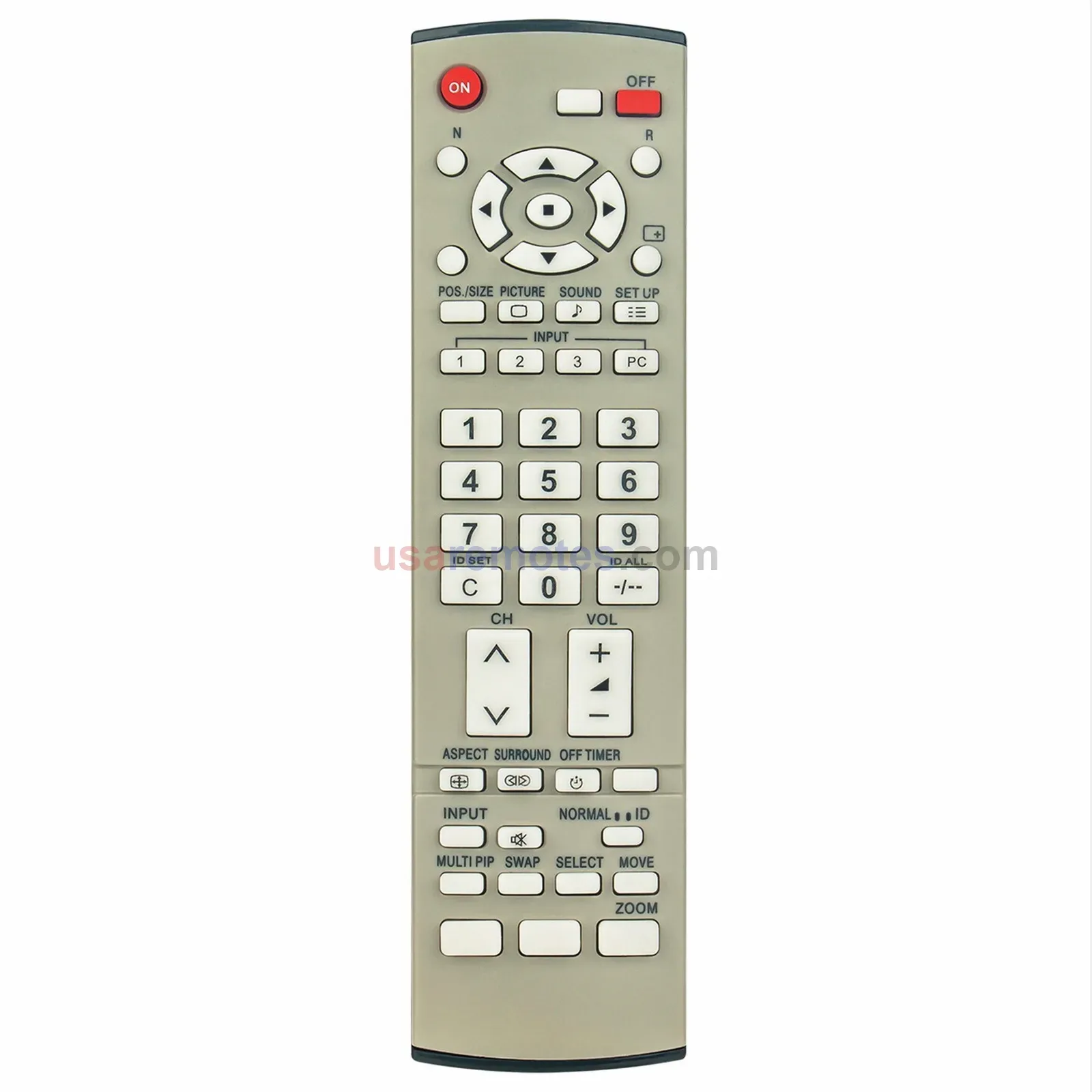 Panasonic EUR7636070R TV Remote Panasonic EUR7636070R TV Remote