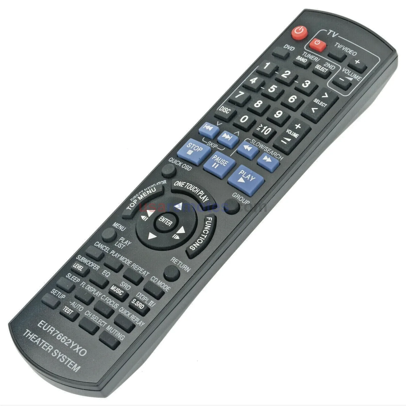 Panasonic EUR7662YX0 Remote Control Panasonic EUR7662YX0 Remote Control