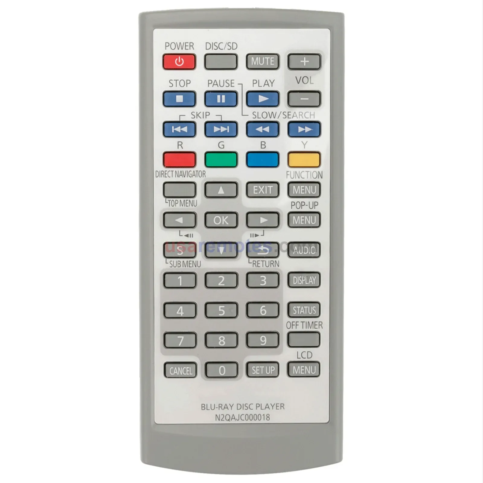 Panasonic N2QAJC000018 Blu-ray Remote Panasonic N2QAJC000018 Blu-ray Remote