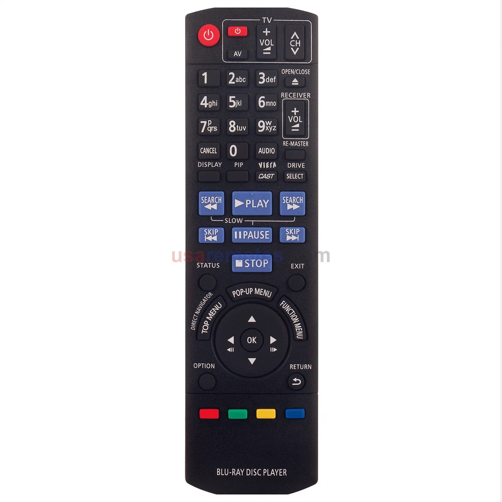 Panasonic N2QAKB000086 Blu-ray Remote Panasonic N2QAKB000086 Blu-ray Remote