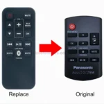 Panasonic RAK-SC989ZM Remote Control - view 3