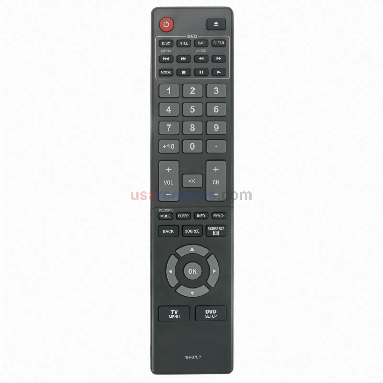 Philips NH407UP DVD Remote