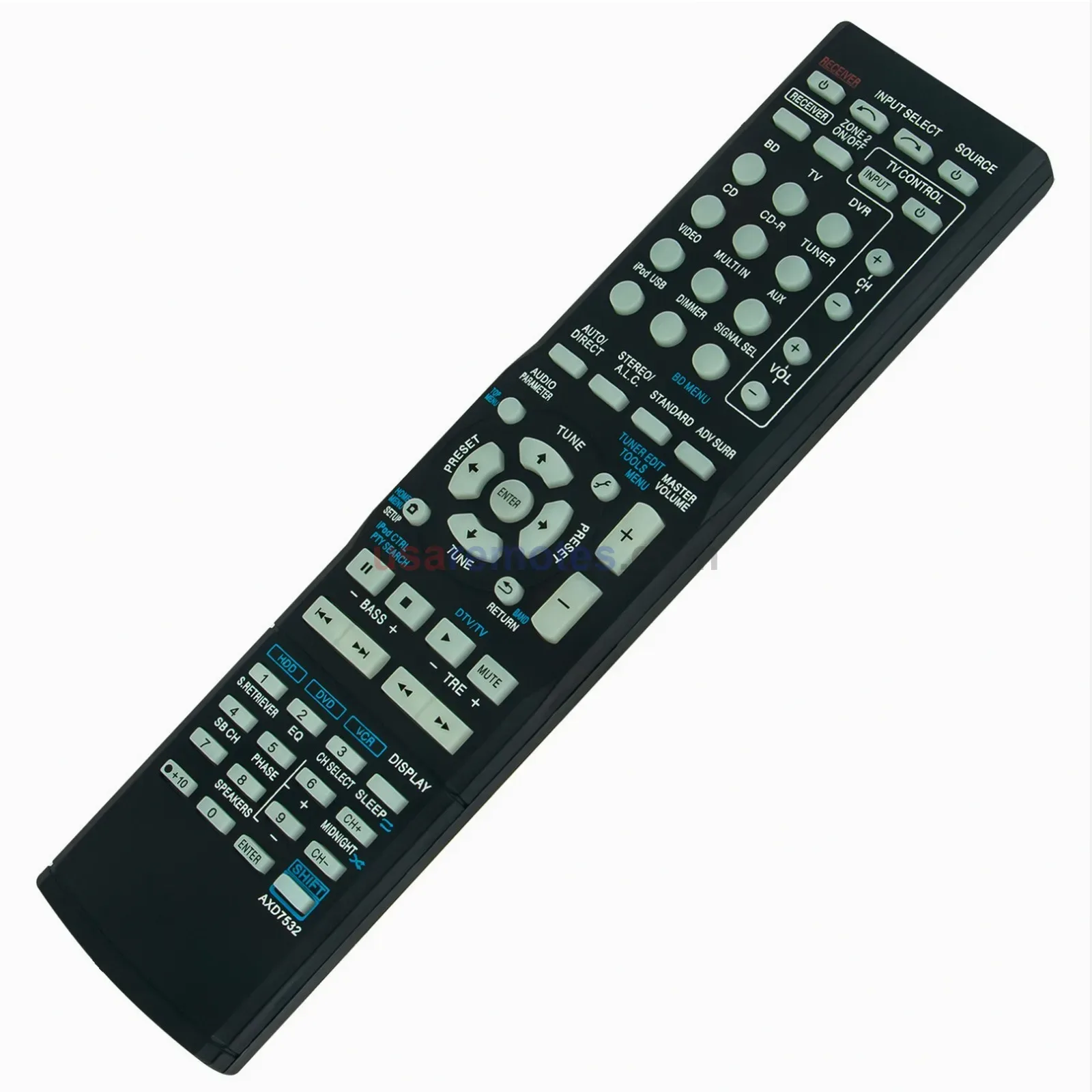 Pioneer AXD7532 AV Receiver Remote - view 2