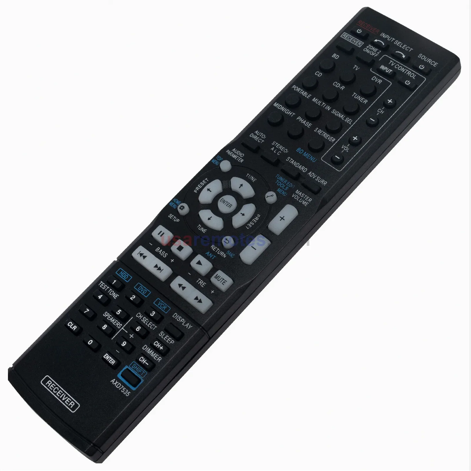 Pioneer AXD7535 AV Receiver Remote - view 2