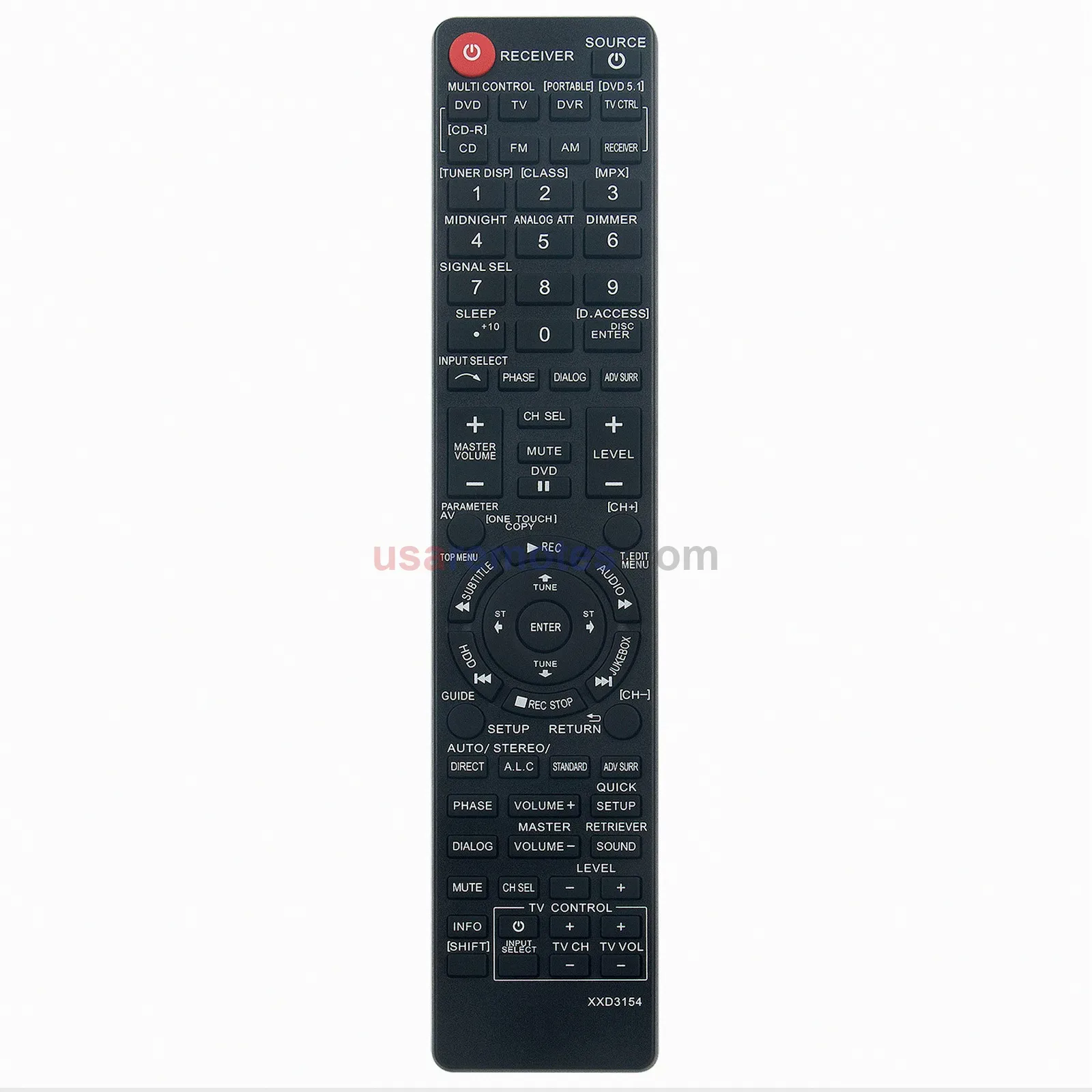 Pioneer XXD3154 AV Receiver Remote Pioneer XXD3154 AV Receiver Remote