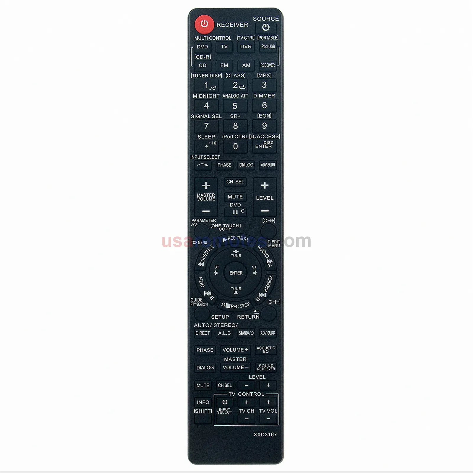 Pioneer XXD3167 AV Receiver Remote