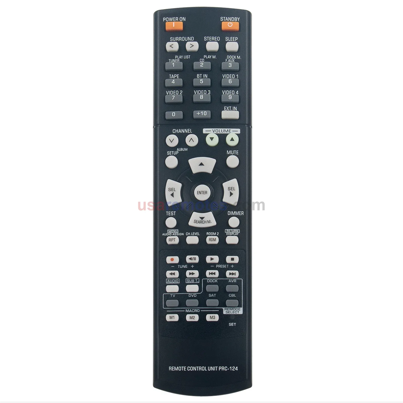 Universal PRC-124 AV Receiver Remote Universal PRC-124 AV Receiver Remote