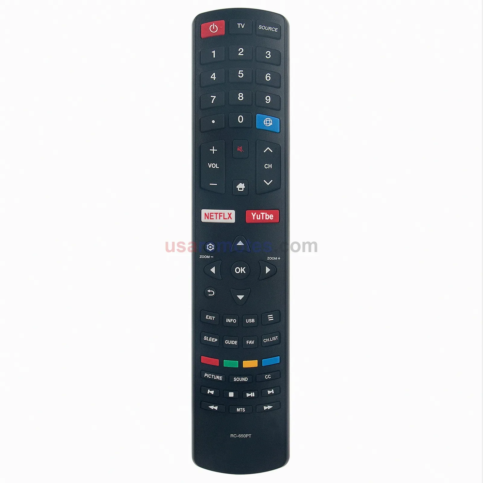 Universal RC-650PT TV Remote Universal RC-650PT TV Remote