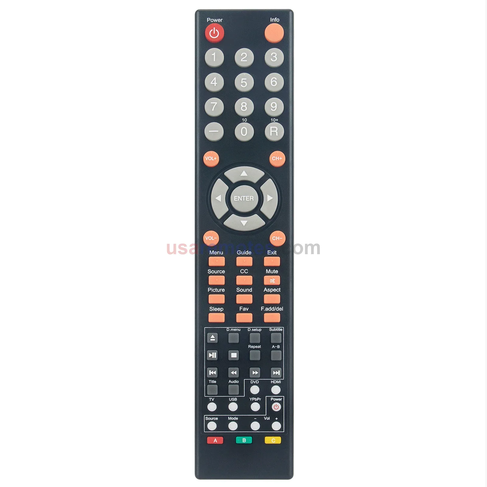 Sceptre E328LD-SR TV Remote Sceptre E328LD-SR TV Remote