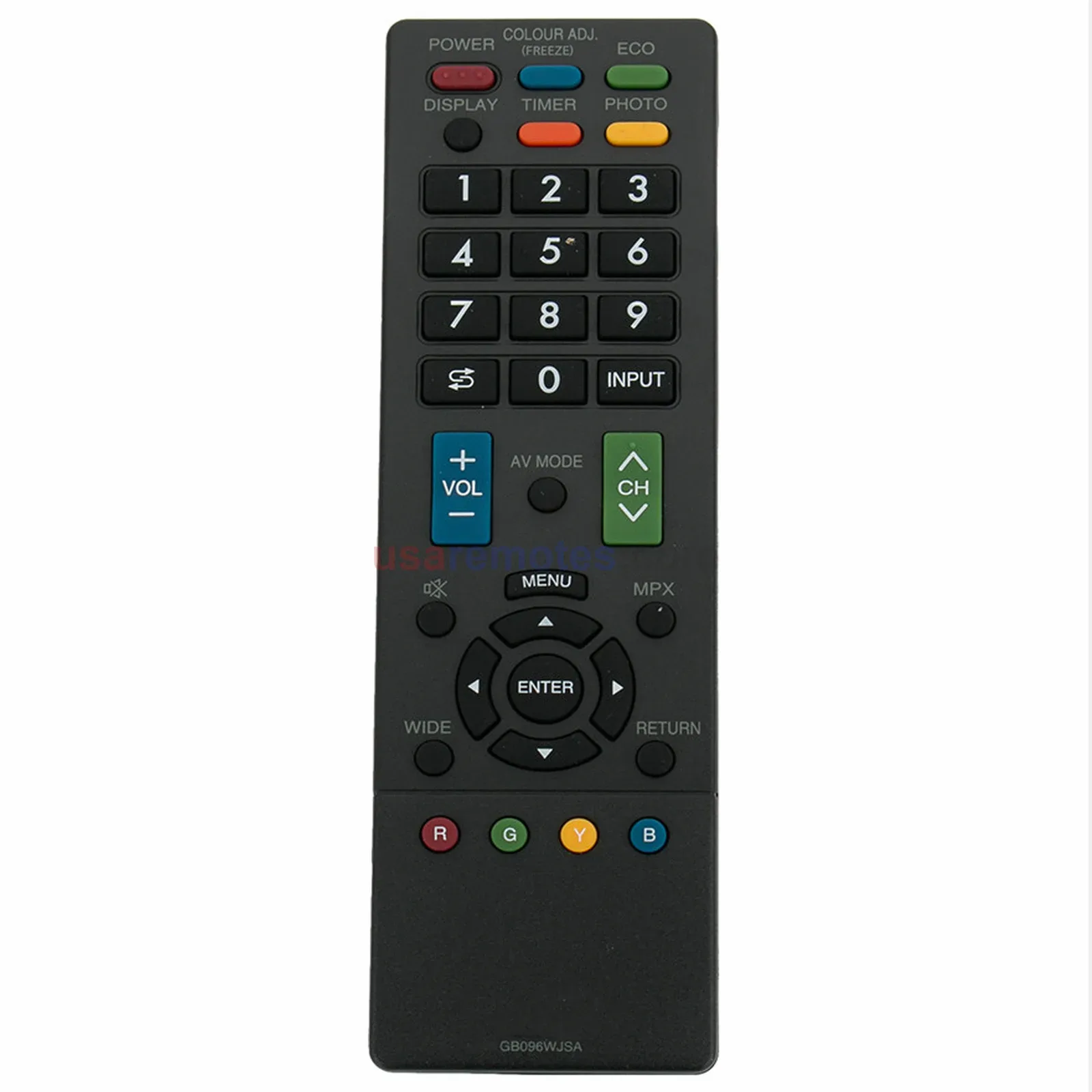 Sharp GB096WJSA TV Remote Sharp GB096WJSA TV Remote